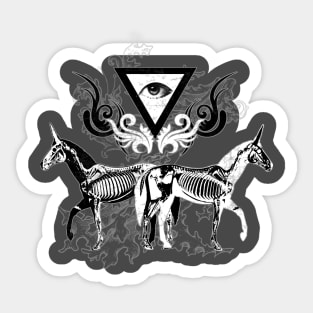 Undead unicorns Sticker